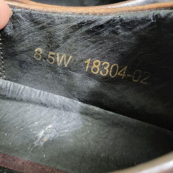 Florsheim Mens Corbin Mahogany Brown Leather Slip On Loafer, Size 8.5 Wide - Picture 10 of 11